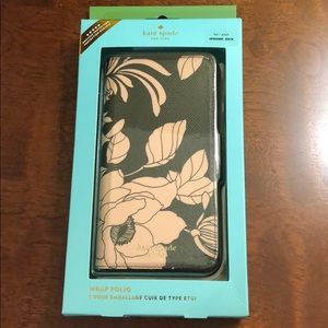 Kate Spade iPhone XS / X wallet case